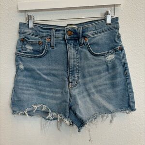 Madewell High Rise Denim Shorts